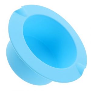 iplusmile Pot &agrave; Cire en Silicone Bleu Bol Int&eacute;rieur Antiadh&eacute;sif pour Chauffe-Cire R&eacute;cipient R&eacute;utilisable pour Fonte de Cire Accessoire Professionnel D&rsquo;&Eacute;pilation &agrave; Domicile et Salon (Cosy & U, neuf)