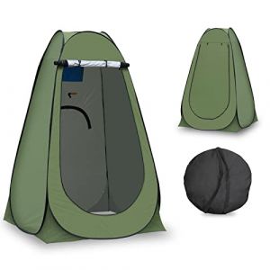 CLIPOP Tente de Toilette Pop Up Toilette Cabinet de Changement Anti-UV Tente de Douche pour la Plage, la pêche, Le Bain, l'extérieur, avec Un Sac de Transport (CLIPOP, neuf)