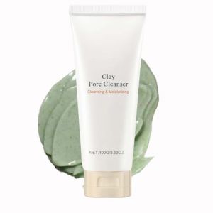 Bright Clay Pack Cleanser - Korean Skincare 2-in-1 Pore Care & Brightening Cleanser, Mask, Hydrating, Exfoliating and Makeup Removal,Pore Cleansing And Moisturizing Cleanser Moisturizes (1pc) (EnviableVB, neuf)