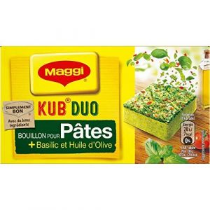 NESTLE MAGGI - Bouillon Kub Duo Pâtes Basilic 105G - Lot De 3 - meilleure offre (Les Trois Mousquetaires, neuf)