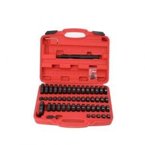 TABODD Ensemble de 52 pi&egrave;ces pour presser et d&eacute;presser les roulements de roue, kit d'outils pour roulements de voiture, presse &agrave; roulements et bagues d'&eacute;tanch&eacute;it&eacute;, presse &agrave; roulements (Kingtop-1688, neuf)