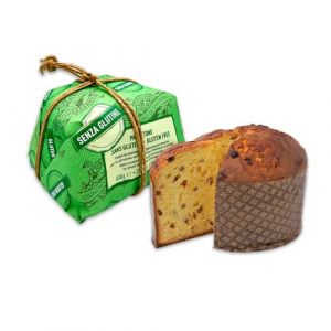 Chiostro di Saronno Panettone Artisanal Classique Sans gluten 600 g Panettone À Fermentation Lente, Panettone Traditionnel Avec Des Écorces D’Orange et De Cédrat Confits et Des Raisins Secs (Paolo Lazzaroni & Figli Spa, neuf)