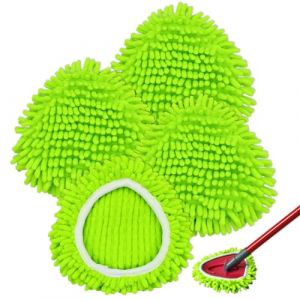 T&ecirc;tes de Balai Serpill&egrave;re de Recharge Microfibre, Balais Serpill&egrave;res R&eacute;utilisables Compatible avec Vileda Turbo 2 en 1 EasyWring&Clean Spin Mop Chiffons Rechange Lavables (Yuunaie, neuf)