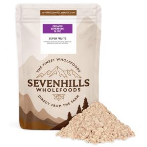 Mélange de poudre de super fruits biologiques avec açaï, baobab, acérola et lucuma, soutient l'immunité et la santé de la peau, réduit la fatigue, vitamine C naturelle, 150g par Sevenhills Wholefoods (Sevenhills Wholefoods, neuf)