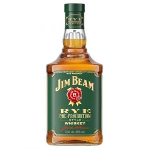 Jim Beam Rye Kentucky Straight Bourbon Whiskey, Whisky Américain 40% - 70cl (Urban-Drinks, neuf)