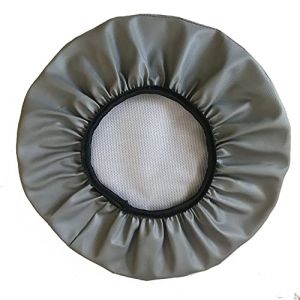 Housses de Tabouret à Roulettes Imperméable Cuir Housse Tabouret de Travail PU Pivotant Couvre Tabouret Réglable,pour Chaise Esthetique,Coiffure, Bureau,Coussin d'assise Rond Bar(Dark gray,35cm) (geenahont, neuf)