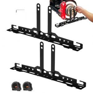 Fyrdyn Kit De R&eacute;glage De Parall&eacute;lisme - R&eacute;glage de Parall&eacute;lisme V&eacute;hicule,Kit de Pr&eacute;cision avec 2 Rubans &agrave; Mesurer | pour V&eacute;hicule Voiture Camion Moto Remorque Atelier Garage (honyea, neuf)