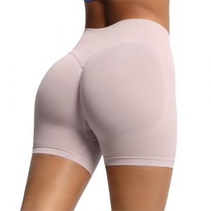 Short Cycliste Femme Sport Legging Court D'&Eacute;t&eacute; Shorts Taille Haute sous Robe Shorts Fitness Doux Anti-Frottement Short Gainant Femme Ventre Plat Yoga Pant Culotte Remonte Fesses V&ecirc;tements Pas Cher (⭐⭐⭐⭐⭐RLEHJN, neuf)