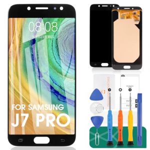 &Eacute;cran LCD tactile de rechange en verre pour Samsung Galaxy J7 Pro 2017 J730 J730F/DS J730G/DS J730GM/DS avec kit de montage, film protecteur, colle et outils (Noir) (friendlychinese, neuf)