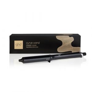 ghd - Boucleur ghd Classic Wave Wand - Boucleur professionnel (Noir) - Créez des boucles en 5 à 8 secs pour une tenue 24H - Wavy naturel facile et rapide - Idéal tous types de cheveux mi-longs à longs (COIFFURE FRANCE TOULOUSE, neuf)