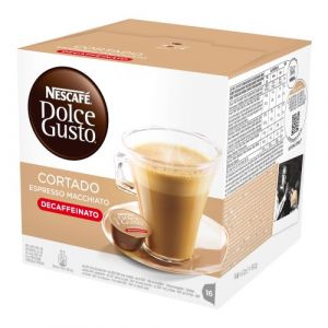 Nescafé Dolce Gusto Espresso Cortado Decafeinato, 16 Capsules (MADI HEALTH, neuf)