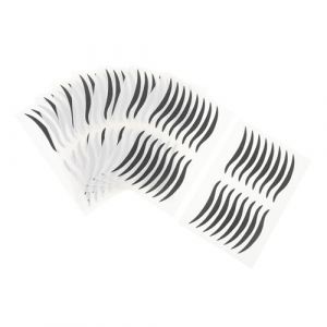 Healvian Autocollants Eye-liner Noir 80 Paires 98x62mm Réutilisables Maquillage Des Yeux Pour Et Performances Scéniques Ruban Adhésif Invisible (Le Sengyu, neuf)