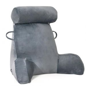 MINGPINHUIUS Coussin de lecture XL pour lit et canapé, avec traversin amovible, coussin de dossier pour adulte avec mousse à mémoire de forme pour lire, travailler, jouer, regarder la télévision, se (GULIUK, neuf)