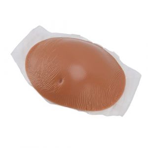 Xiuganpo Faux Ventre de Grossesse en Silicone, Réaliste, Respirant, élastique, Faux Ventre de Femme Enceinte pour Spectacles sur Scène, fabriqué en Matériau Sûr pour une Utilisation en maternité, (Liunuss, neuf)