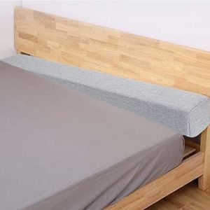 ELYSYSRL Coussin de Coussin de tête,Long lit Gap Filler, lit jumeau/Matelas Gap Connecteur, 140/180/200cm Lit Couture Filler, Lit Bridge Wall/Lit Extender(Light Gray,90x10x15cm) (MIUGOODEL, neuf)