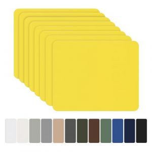 OAZ Patchs autocollants en nylon, 8 pièces 20x15cm Patch de réparation imperméable autocollant, patch en nylon autocollant Jaune, pour tentes, doudoune, sac de couchage, sac à main (OAZ, neuf)