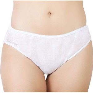 One-Wear Slips Jetables Femme (Blanc Lot de 5) Culottes Jetables sous Vetement Jetable Hopital. Slip Jetable Maternité. Culotte Post Accouchement Maternite. Culotte périodique Femme (One-Wear Store, neuf)