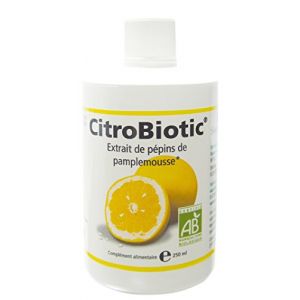 CitroBiotic Extrait de Pépin de Pamplemousse Liquide Bio 250 ml (ETIKBIO, neuf)
