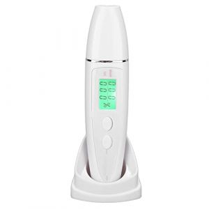 Sorandy Testeur de Peau du Visage &Eacute;cran Intelligent Soins de la Peau D&eacute;tecteur de Num&eacute;rique Portable pour Salon de beaut&eacute; &agrave; Domicile, Sonde Platine Pr&eacute;cise avec Requ&ecirc;te de Donn&eacute;es Historiques, (WHITE) (Comdryeu, neuf)