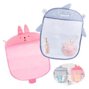 Lithyc Paquet de 2 Filets pour Rangement Pour Jouets de Bain,Filet Rangement Jouet Bain,Filet Jouet Bain, Sac Jouet Bain,Avec Ventouses Robustes pour Le Rangement Des Jouets de Bain (CEFER COMPRA, SOCIEDAD LIMITADA, neuf)