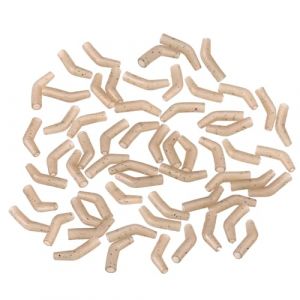 Tbest Aligneur de la Ligne de P&ecirc;che Manches Anti-hook Mat&eacute;riaux TPR Lisses pour les Conducteurs de P&ecirc;che Carpe 100 Stcs (60) (Linfoten, neuf)