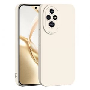 TAUYN Coque pour Honor 200, Haute Qualité Doux Silicone Protection Étui, Mince Anti-Choc Anti-Chute Durable Housse, Blanche (Kuaigu, neuf)