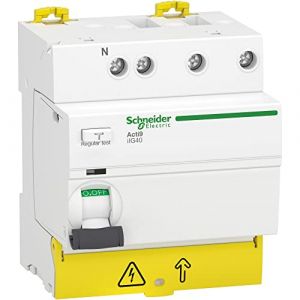 Schneider Electric - Acti9 iIG40 - interrupteur diff&eacute;rentiel t&ecirc;te de groupe - 3P+N 63A 300mA type AC - A9R77763 (AS-Discount, neuf)