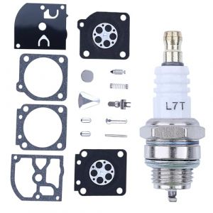 AUMEL Kit de réparation de carburateur pour Stihl MS192 MS200 MS192T MS200T 020 avec Bougie d'allumage pour Zamade membrane de carburateur (AUMEL STORE, neuf)