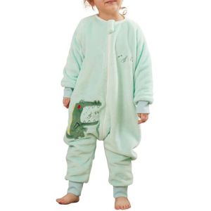 Maeau Combinaison Pyjama Enfant Fille Garçon 5 6 Ans Gigoteuse a Pied Bébé Manche Longue Hiver Barboteuse avec Jambe Grenouillère Flanelle Surpyjama Animaux Ensemble Pyjama Naissance Jumpsuit Vert 120 (YOUXINGEU (Livraison sous 5 à 12 jours）, neuf)