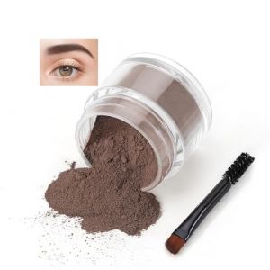 Boobeen Kit de poudre pour sourcils, poudre de remplissage pour sourcils avec brosse à sourcils, kit de maquillage de poudre pour sourcils pour modeler, définir et remplir les sourcils (Boobeen, neuf)
