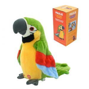Surplex Jouet électrique pour Perroquet Parlant, répète la Voix et Chantant en Anglais, Enregistrement des Ailes d'oiseau, Jouet sensoriel éducatif pour Enfants (Surplex Market, neuf)