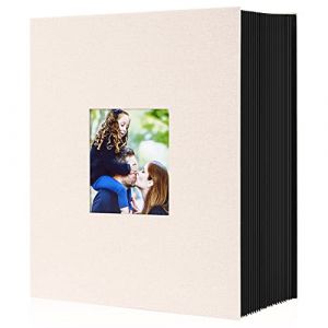 Album Photo 10x15 1000 Pochette, Grand Geant Format Lin Tissu Album pour Horizontal Vertical Photos (Beige) (BILLIONRVL, neuf)