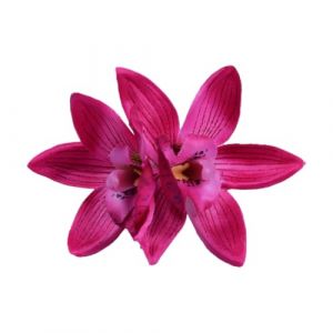 Pince &agrave; cheveux en forme de fleur cymbidium en tissu pour femme, accessoire de coiffure pour f&ecirc;te de bal de fin d'ann&eacute;e, accessoire de coiffure (XCengzy, neuf)