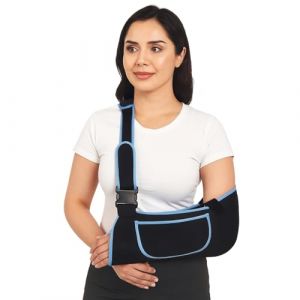 ZMDMAH Maintien du Bras Echarpe de Bras réglable Support en mesh doux et respirant Attelle Bras pour Blessures Attelle Epaule Echarpe de Soutien pour Bras Droit et Bras Gauche (nuobokun, neuf)