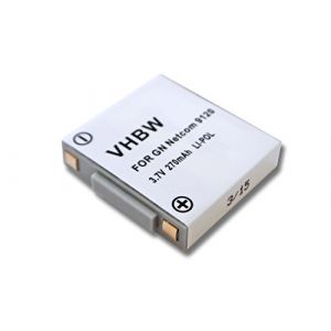 vhbw Batterie Compatible avec GN Netcom Jabra 9120, GN9120, 9125, GN9125, GN9120 Flex Casque Audio, &eacute;couteurs sans Fil (270mAh, 3,7V, Li-polym&egrave;re) (ElectroPapa, neuf)