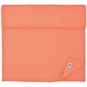 Linen & Cotton Chemin de Table en Tissu Tapis Coureur de Table Décoration de Table Hygge - 100% Lin, Rose Corail (40 x 90 cm) Petit Court Chemin de Table en Bois Basse Lavable pour Maison Cuisine (Linen & Cotton Limited, neuf)