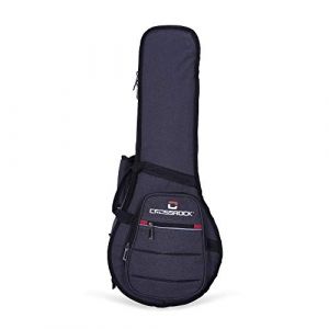 Crossrock Housse Mandoline A & F Style | Gris Foncé, Mousse 10 mm, Bretelles Sac à Dos, Doublure Anti-Rayures – Étui Souple Léger (Crossrock-FR, neuf)