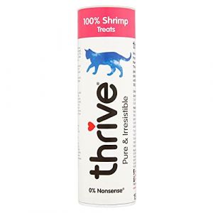 Thrive Friandises pour Chat avec 100% de crevettes, 1 Paquet (1 x 20 g) (UpToPet, neuf)