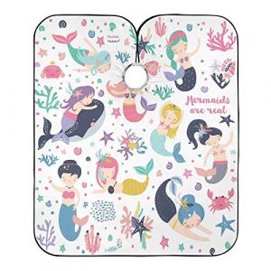 Sir&egrave;nes De Dessins Anim&eacute;s Amusants Robe De Coiffure Anti-Taches Peignoir Coiffure Accessoires Blouse Coiffeur Pour Salon Coiffeurs Instituts De Beaut&eacute; 140X168Cm (guangzhouhongchenmaoyishanghanggerenduzi, neuf)