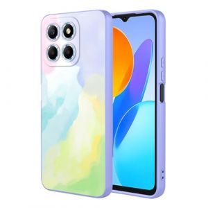 BORYA Silicone Coque pour Honor X8 5G / Honor X6 / Honor 70 Lite, Antichoc Souple Soyeux Tr&egrave;s Mince Premium TPU Housse, &Eacute;l&eacute;gant Simple Mignon Motif &Eacute;tui, Anti-Rayures Tissu Microfibre, P7 (Boerya, neuf)