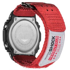 16mm Bracelet en nylon compatible avec Casio G-Shock DW-5600/5610/5700/8900,GW-6900/M5610,GA-100, Bracelet sport respirant &agrave; s&eacute;chage rapide|R&eacute;sistant &agrave; l'abrasion & antid&eacute;rapant|Fitness, course &agrave; pied (hemsut-timepieces, neuf)