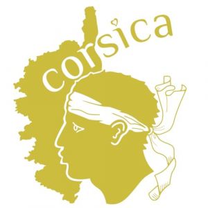 Sticker Corse, Stickers Auto Corsica, Autocollant Tete de Maure, Vinyle haute performance pour Voiture (or, 11 x 12 cm) (tmz-creation, neuf)