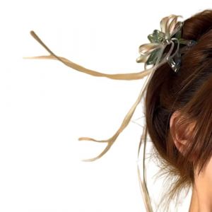 Pince &agrave; cheveux en acrylique en forme d'&eacute;toile Accessoires de cheveux pour femmes avec d&eacute;tails en &eacute;toile pour une s&eacute;curit&eacute; et un coiffage en douceur Clip &eacute;l&eacute;gant pour les femmes (guangzhouzhifangkejiyouxiangongsi, neuf)