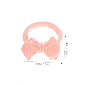 Kisangel 3 pièces Bandeaux Nœud Garçon Fille Nylon Doux Accessoires Cheveux Fille Élastiques Confortables pour Fêtes et Usage (MAJIAG, neuf)
