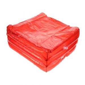 Hemobllo Bassin De Pied De Remplissage Ext&eacute;rieur Seau &agrave; Pied Seau &agrave; Eau De Camping Bidon D'eau Pliable Seau Bain De Pieds Seau De Trempage Des Pieds Pliant Pvc Rouge (Leopolerd, neuf)
