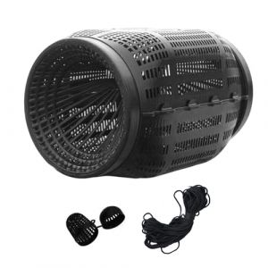 ZHUMCCY Nasse A Poisson, Nasse A Ecrevisses Pi&egrave;ge De Poisson Portables Cage &Agrave; Anguilles Filets Cage &Agrave; Crabes pour Capture Crevettes Tortues Anguilles en Eau Douce Eau Sal&eacute;e Et Lac (zhuag, neuf)