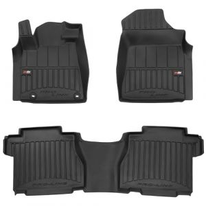 MOTOS Tapis de sol caoutchouc pour Toyota Tundra 2010-2015 Améliorez Votre Confort de Voyage avec Le tapis noir antidérapant Auto 3D- tapis voiture Tous Temps pour Voiture, Protection Contre les salis (MOTOS EU, neuf)