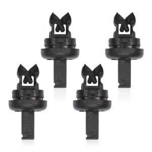 Anlseiod 4x Clips Fixation Plage arriere pour Renault Clio 3 Megane 3/4 C4 DS4 DS5 DS3 Laguna 3 Scenic 3/4 Qashqai Clips pour Tablette arriere Rivet Plastique 8200675047 1606854680 (ANSAIDE, neuf)