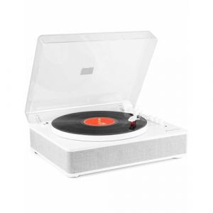 Fenton RP162W Platine Vinyle Bluetooth avec Haut-Parleurs Int&eacute;gr&eacute;s - Blanc, Lecture 33, 45 et 78 Tours, &Eacute;metteur Bluetooth, Une Platine Id&eacute;ale pour D&eacute;corer et &Eacute;couter Vos Vinyles (Sono Mat&eacute;riel, neuf)