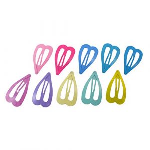 Ruilogod Lot de 10 barrettes &agrave; cheveux en m&eacute;tal pour femme - Multicolore (id:8f 991 d2 7c8 326 (DWD-union, neuf)